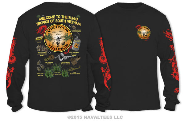 vietnam tropics long sleeved black