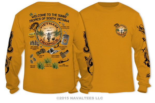 vietnam tropics long sleeved orange